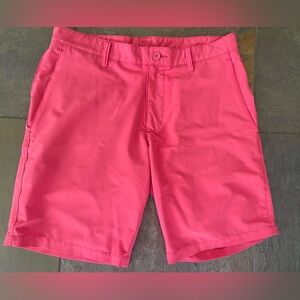 Polo Ralph Lauren coral men Shorts-size 30. Zip. Button. Pockets.poly/ elastane